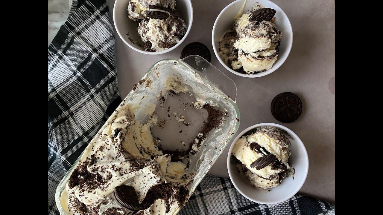 'Video thumbnail for How to make Cookies n Cream Ice Cream'