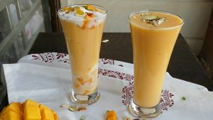 mango shake and mango mastani